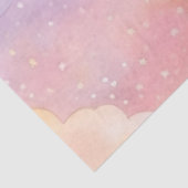 De Whimsical Pastel Cloud Serie Ontwerp 1 Tissuepapier (Detail)