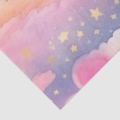 De Whimsical Pastel Cloud Serie Ontwerp 7 Tissuepapier (Detail)