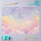 De Whimsical Pastel Cloud Serie Ontwerp 9 Tissuepapier (Craft)