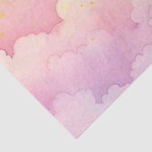 De Whimsical Pastel Cloud Serie Ontwerp 9 Tissuepapier (Detail)