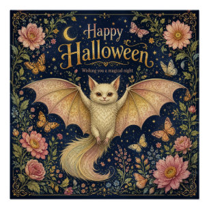 De Whimsical Vleugelde Vertrouweling Perfect Poster