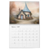 De Whimsical Wereld van Kleine Woningen Kalender (Feb 2027)