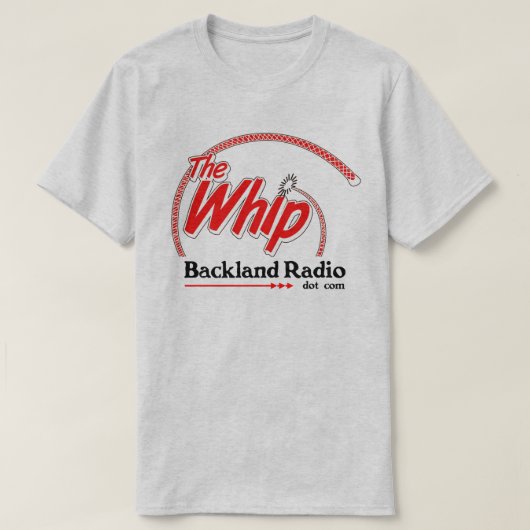 De Whip Radio Short-sleeved Tee Shirt - Ash (Design voorkant)