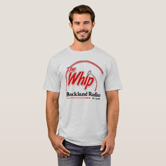 De Whip Radio Short-sleeved Tee Shirt - Ash (Voorkant volledig)