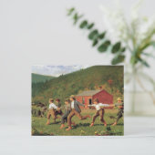 De Whip Winslow Homer magnetisch Briefkaart (Staand voorkant)