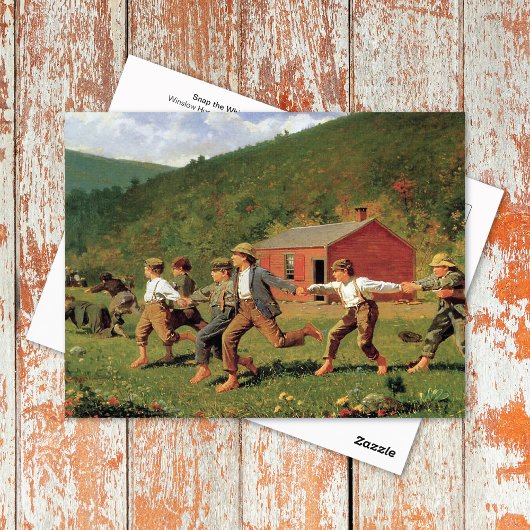 De Whip Winslow Homer magnetisch Briefkaart
