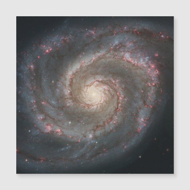 De Whirlpool Galaxy M51 & Companion in de ruimte (Voorkant)
