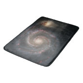 De Whirlpool Galaxy M51 & Companion in de ruimte Badmat (Gekanteld)