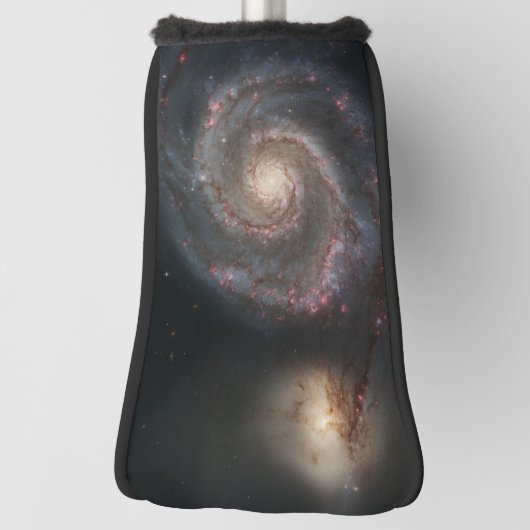 De Whirlpool Galaxy M51 & Companion in de ruimte Golfheadcover (Draai 90)