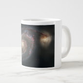 De Whirlpool Galaxy M51 & Companion in de ruimte Grote Koffiekop (Voorkant rechts)