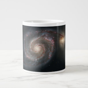 De Whirlpool Galaxy M51 & Companion in de ruimte Grote Koffiekop