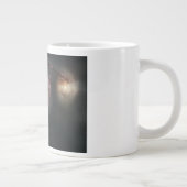 De Whirlpool Galaxy M51 & Companion in de ruimte Grote Koffiekop (Rechts)