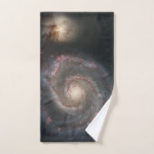 De Whirlpool Galaxy M51 & Companion in de ruimte Handdoek (Handdoek)