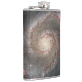 De Whirlpool Galaxy M51 & Companion in de ruimte Heupfles (Rechts)