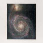 De Whirlpool Galaxy M51 & Companion in de ruimte Legpuzzel (Verticaal)
