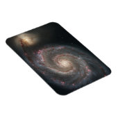 De Whirlpool Galaxy M51 & Companion in de ruimte Magneet (Rechterzijde)