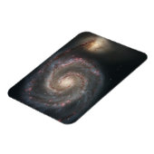 De Whirlpool Galaxy M51 & Companion in de ruimte Magneet (Linkerzijde)