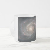 De Whirlpool Galaxy M51 & Companion in de ruimte Matglas Koffiemok (Voorkant links)