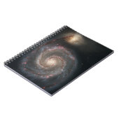 De Whirlpool Galaxy M51 & Companion in de ruimte Notitieboek (Linkerzijde)