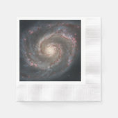 De Whirlpool Galaxy M51 & Companion in de ruimte Servet (Voorkant)