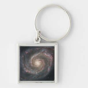 De Whirlpool Galaxy M51 & Companion in de ruimte Sleutelhanger