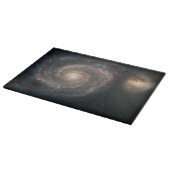 De Whirlpool Galaxy M51 & Companion in de ruimte Snijplank (Hoek)