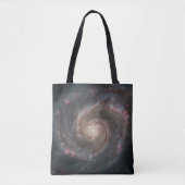 De Whirlpool Galaxy M51 & Companion in de ruimte Tote Bag (Voorkant)