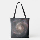 De Whirlpool Galaxy M51 & Companion in de ruimte Tote Bag (Achterkant)