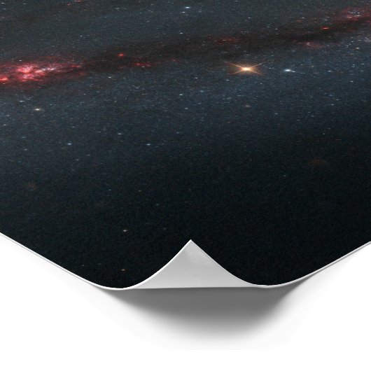 De Whirlpool Galaxy Poster (Hoek)