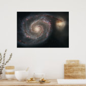 De Whirlpool Galaxy Poster (Keuken)
