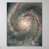 De Whirlpool Galaxy Poster (Voorkant)