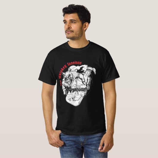 De Whiskey Sessions Demo van Nightwolff T-shirt (Voorkant volledig)