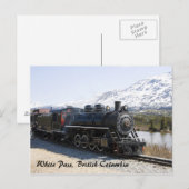 De White Pass in het Briefkaart Snow (Voorkant / Achterkant)
