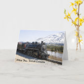 De White Pass in het Wenskaart Snow Kaart (Gele Bloem)