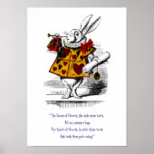 De White Rabbit Print (Voorkant)