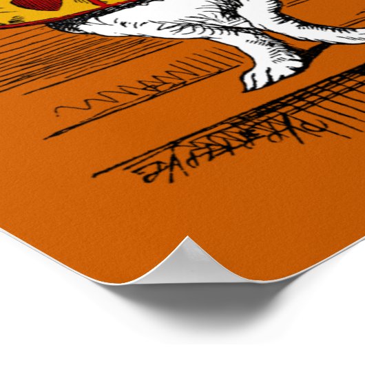 De White Rabbit Print (Hoek)