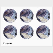 De White Raven Art Sticker (Vel)