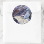 De White Raven Art Sticker (Tas)