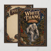 De White Thang, Alabama Popcut-legenden Briefkaart (Voorkant / Achterkant)