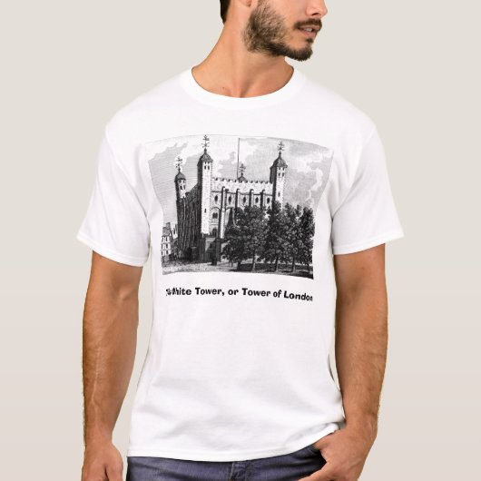 De White Tower of Tower of London T-shirt (Voorkant)
