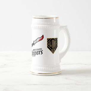 De Whitechapel Rippers/Gents FF Logo Stein Bierpul