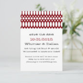 De Whittier-aankondiging Save The Date (Staand voorkant)