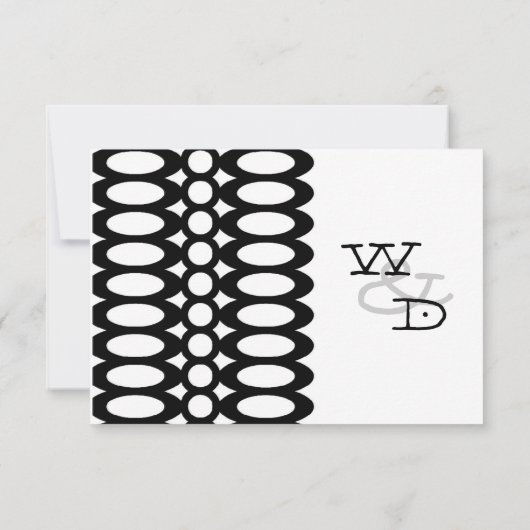 De Whittier-aankondiging Save The Date (Achterkant)