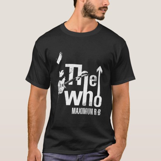 De WHO officiële maximum RB tour T-shirt (Voorkant)