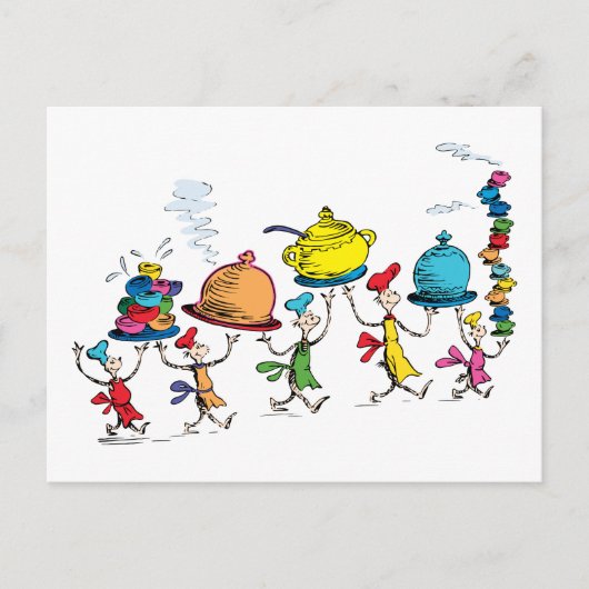 De Whos dragen het kerstfeest Briefkaart (Voorkant)