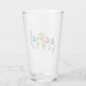 De Whos dragen het kerstfeest Glas (Achterkant)