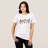 De Whos dragen het kerstfeest Tri-Blend Shirt (Voorkant volledig)