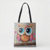 De Who's Looking Owl Tote Bag (Voorkant)