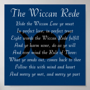 De Wiccan Rede (korte versie) Poster