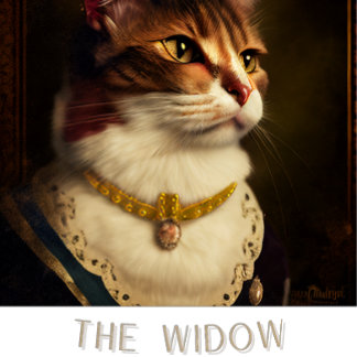 DE WIDOW CAT T-SHIRT